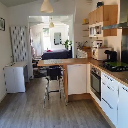 Studio Independant Dans Maison Avec Jardin-groupama Stadium-eurexpo Vaulx-en-Velin